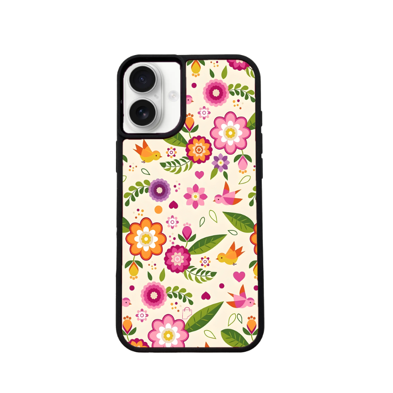 Retro Florere iPhone Phone Case