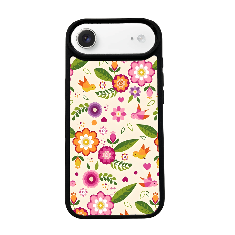 Retro Florere iPhone Phone Case