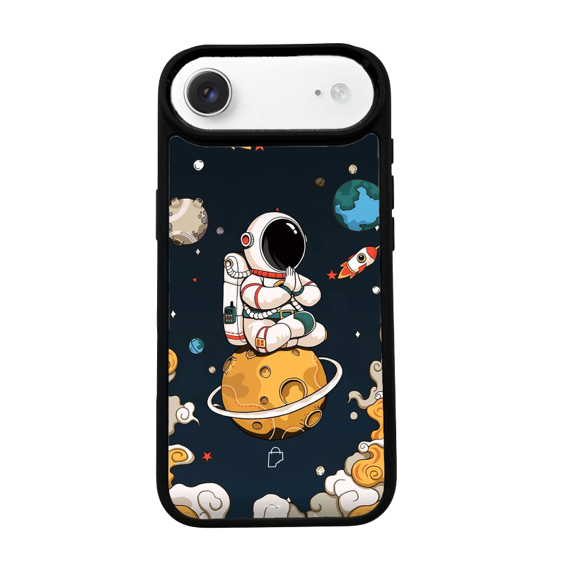Astronaut Namaste iPhone Case