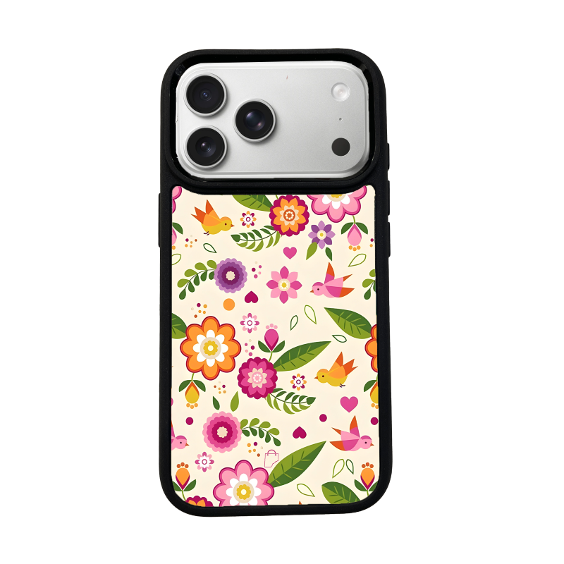 Retro Florere iPhone Phone Case