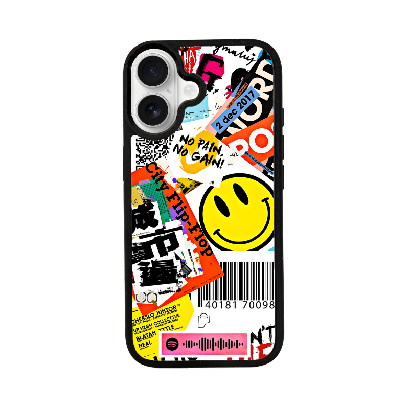 Smile Graffiti iPhone Phone Case