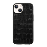 Crocodile Pattern Leather iPhone 14 Series Case