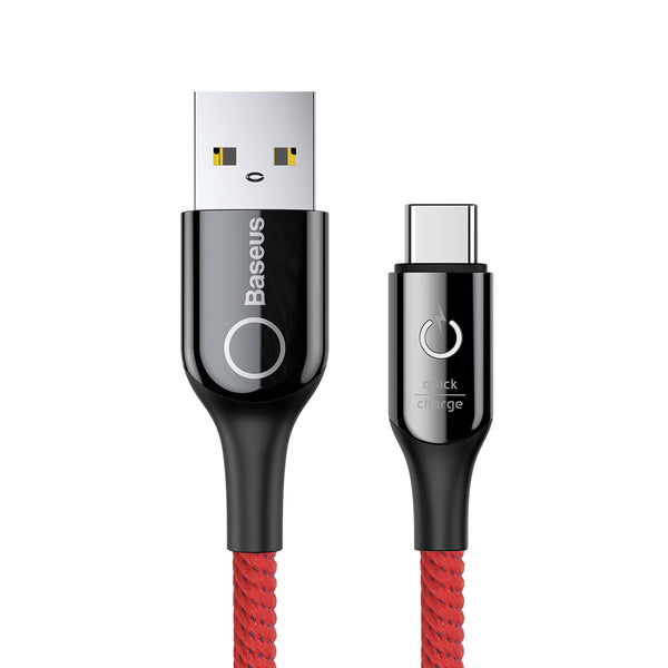 Baseus Intelligent Power-Off Cable USB For Type-C 3A 1M
