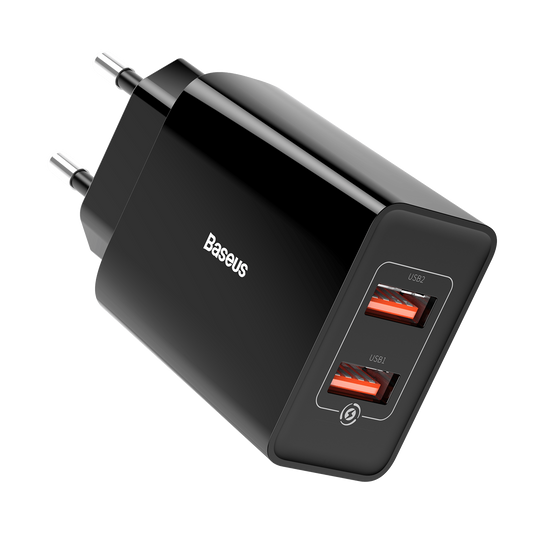 Baseus 18w Dual USB Wall Charger