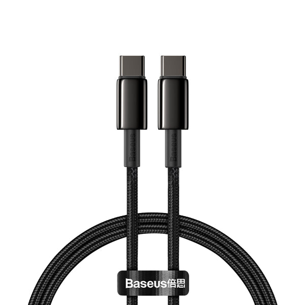 Baseus Tungsten Gold Type-C to Type-C 100W Fast charging Cable