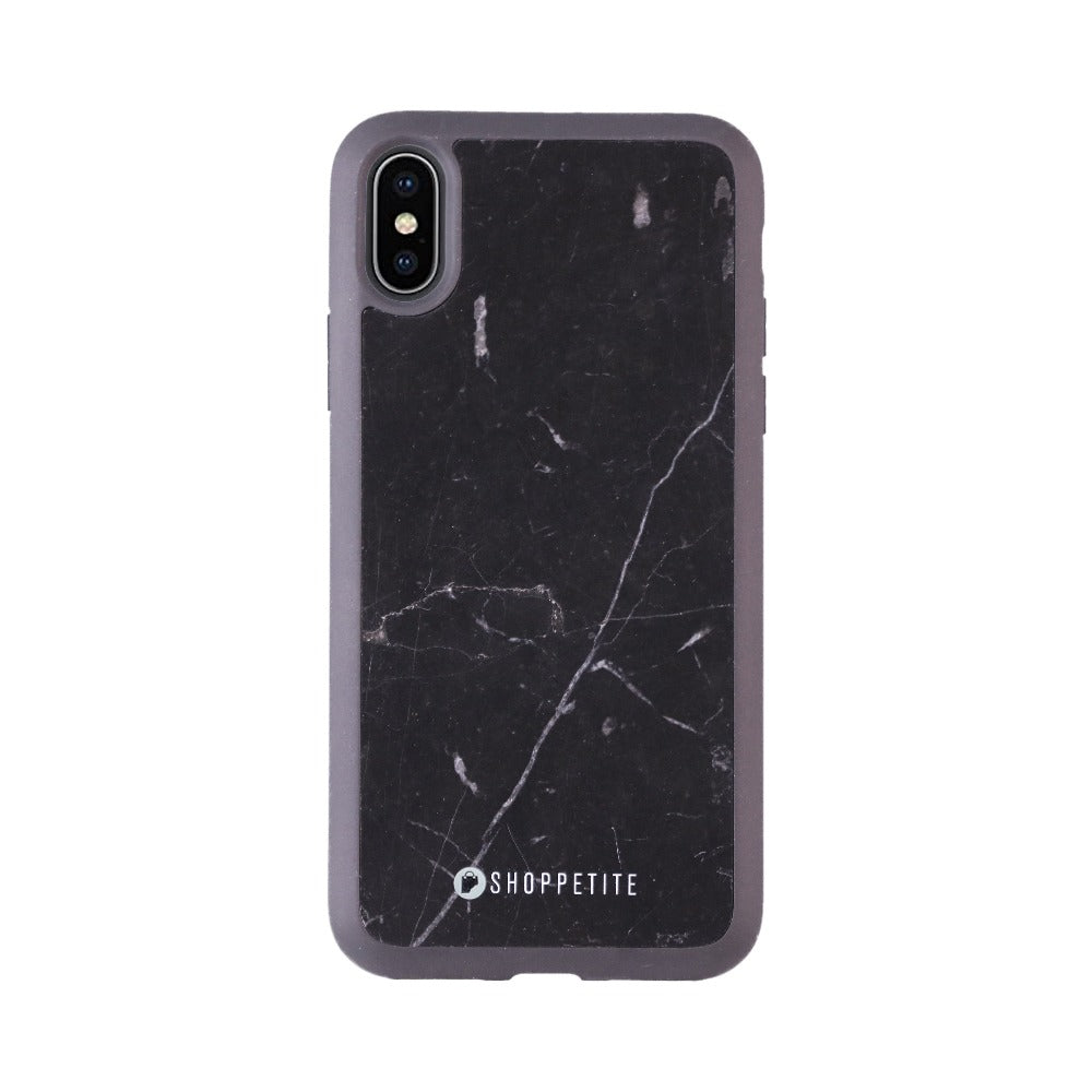 Real Ebony Marble Case for iPhone