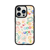 Goodluck Doodle iPhone Phone Case
