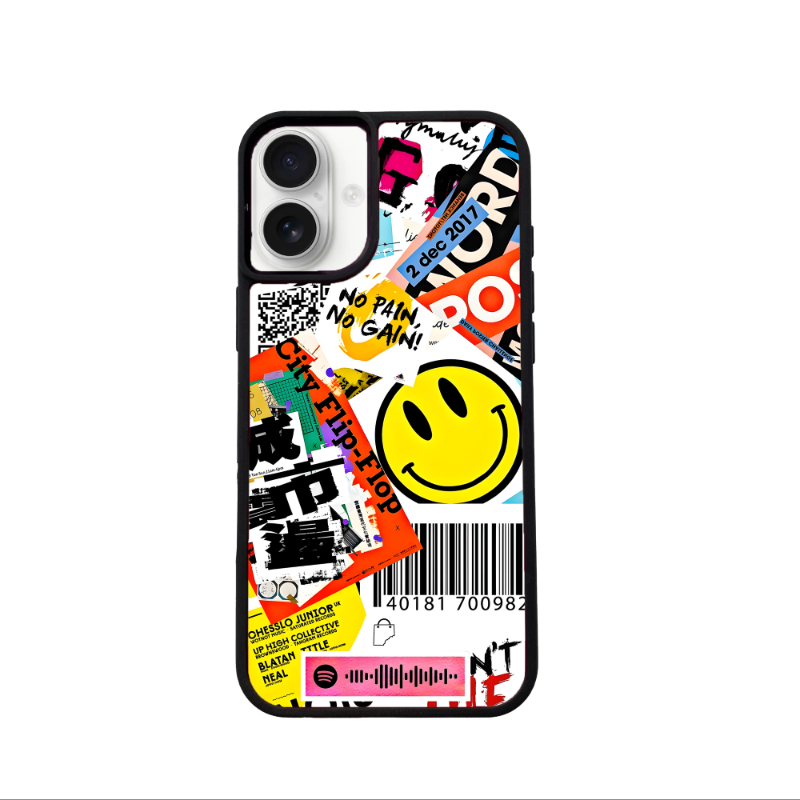 Smile Graffiti iPhone Phone Case