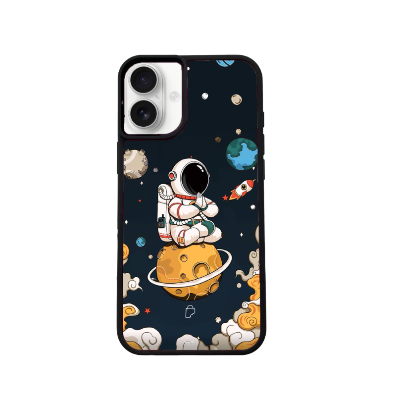 Astronaut Namaste iPhone Case