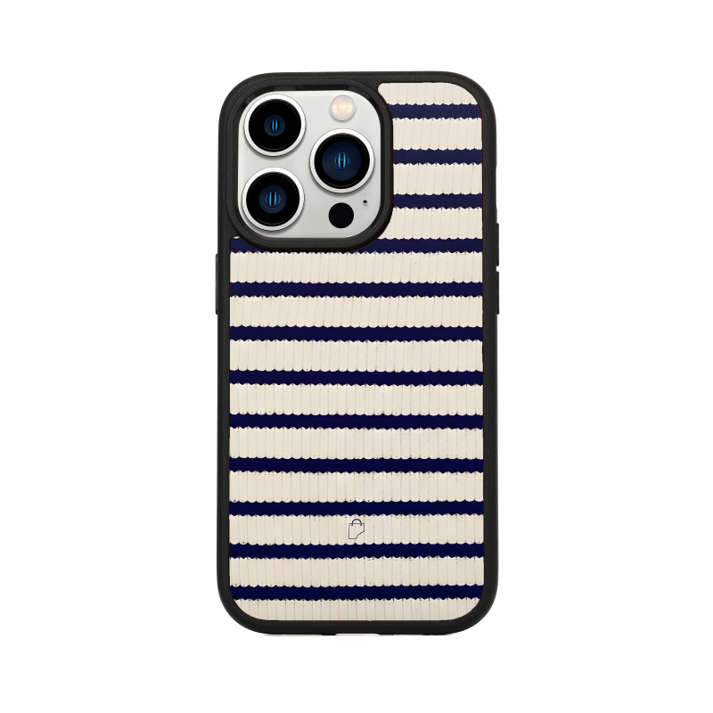 Navy Heritage Stripe Case