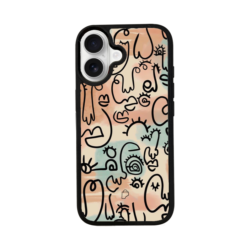 Shoppetite Faces Art iPhone Phone Case