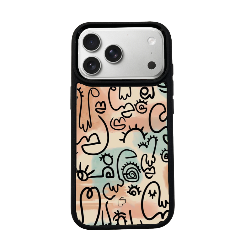 Shoppetite Faces Art iPhone Phone Case