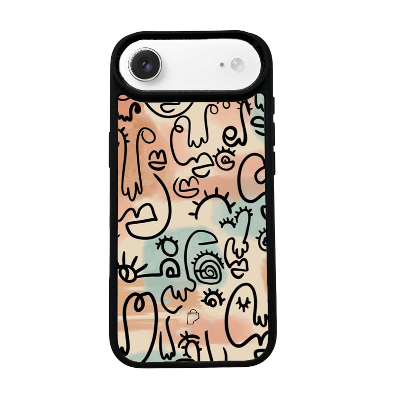 Shoppetite Faces Art iPhone Phone Case