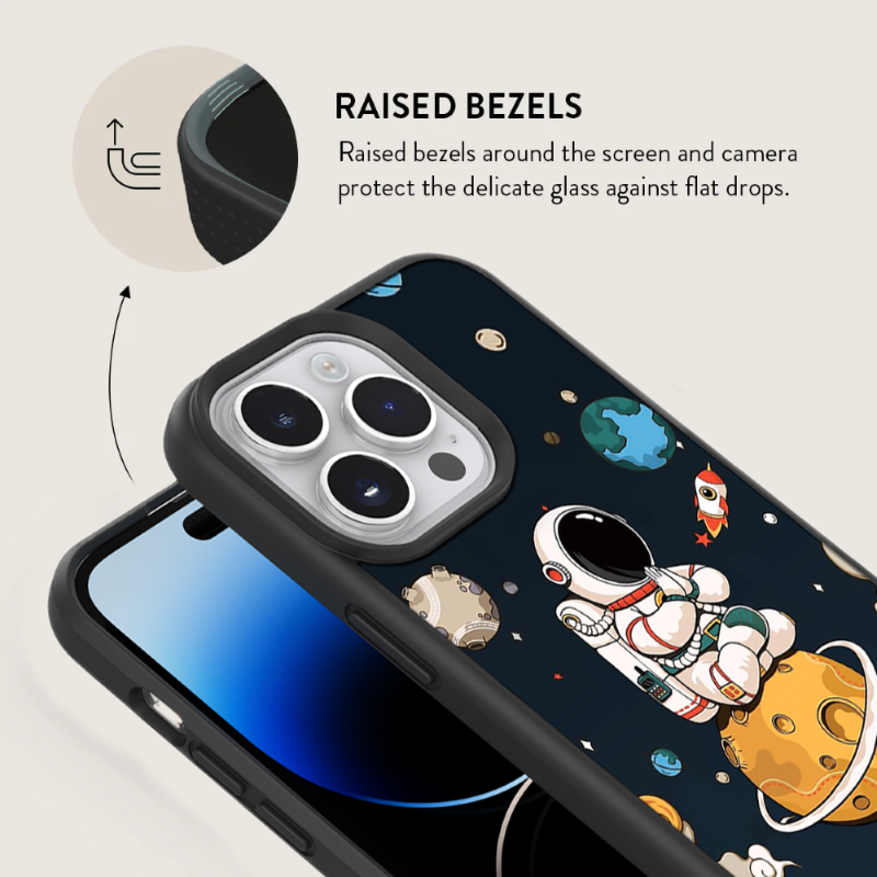 Astronaut Namaste iPhone Case