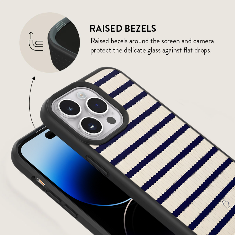 Navy Heritage Stripe Case