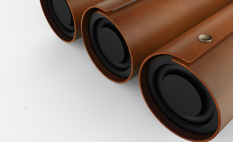 Betnew X03 Bluetooth Speaker - 20w - Premium Leather Design
