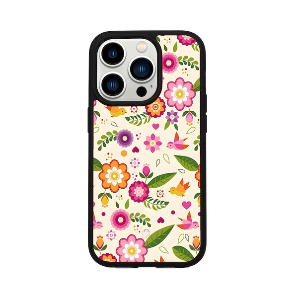 Retro Florere iPhone Phone Case