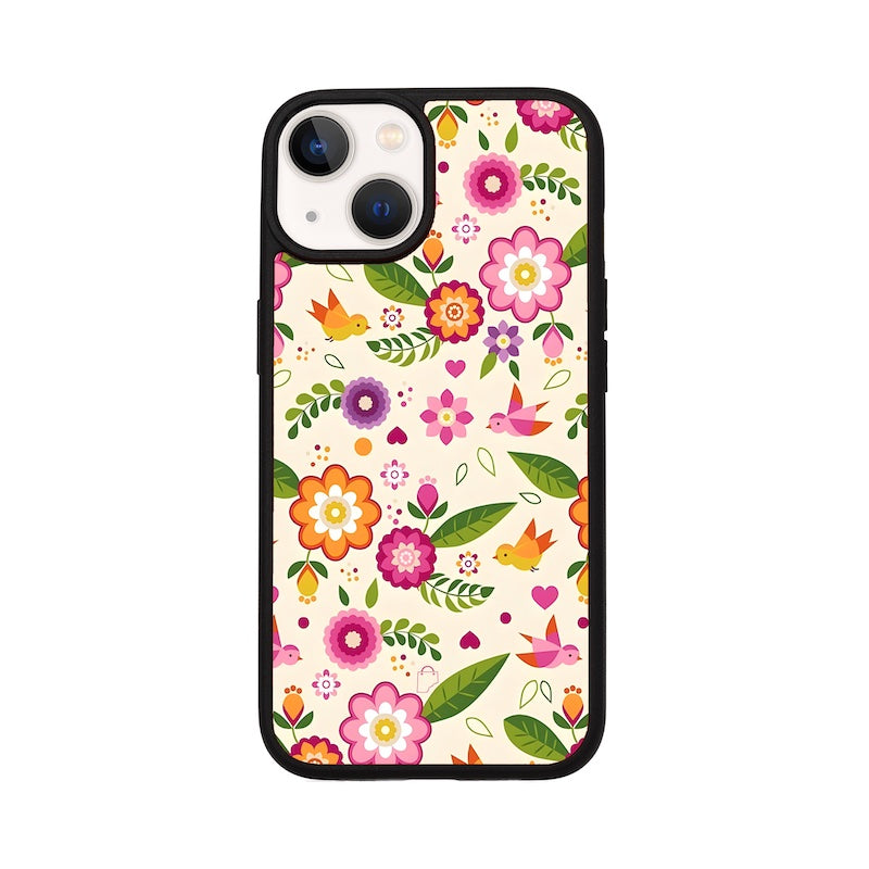 Retro Florere iPhone Phone Case