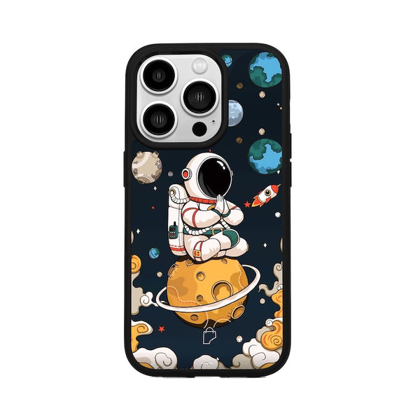 Astronaut Namaste iPhone Case