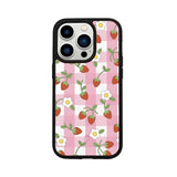 Strawberry Check iPhone Phone Case