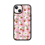 Strawberry Check iPhone Phone Case