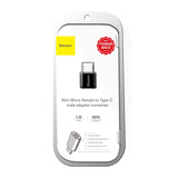 Baseus Micro Female to Type-C Male Adapter Converter