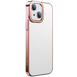 Electroplated Glitter Rose Gold Phone Case For iPhone 13 Series