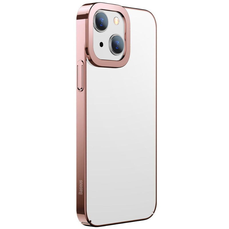 Electroplated Glitter Rose Gold Phone Case For iPhone 13 Series