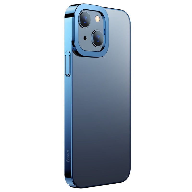 Electroplated Glitter Chrome Blue Phone Case For iPhone 13 Series