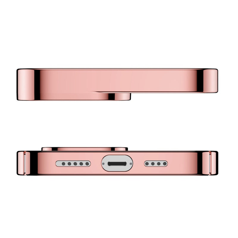 Electroplated Glitter Rose Gold Phone Case For iPhone 13 Series
