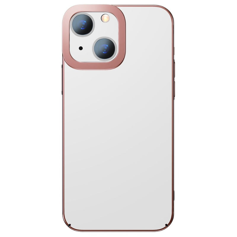 Electroplated Glitter Rose Gold Phone Case For iPhone 13 Series
