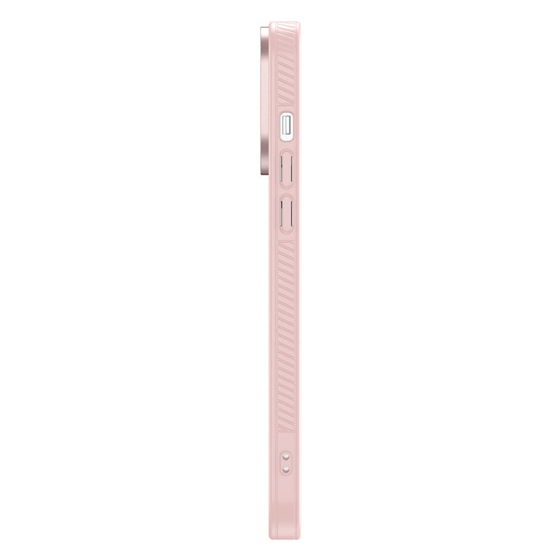 Crystal Transparent Pink Phone Case For iPhone 13 Series