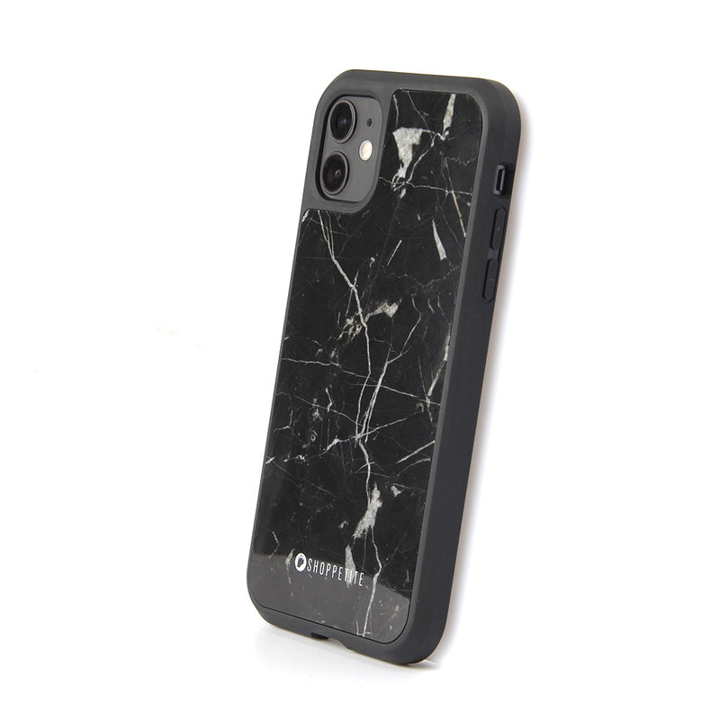 Real Ebony Marble Case for iPhone