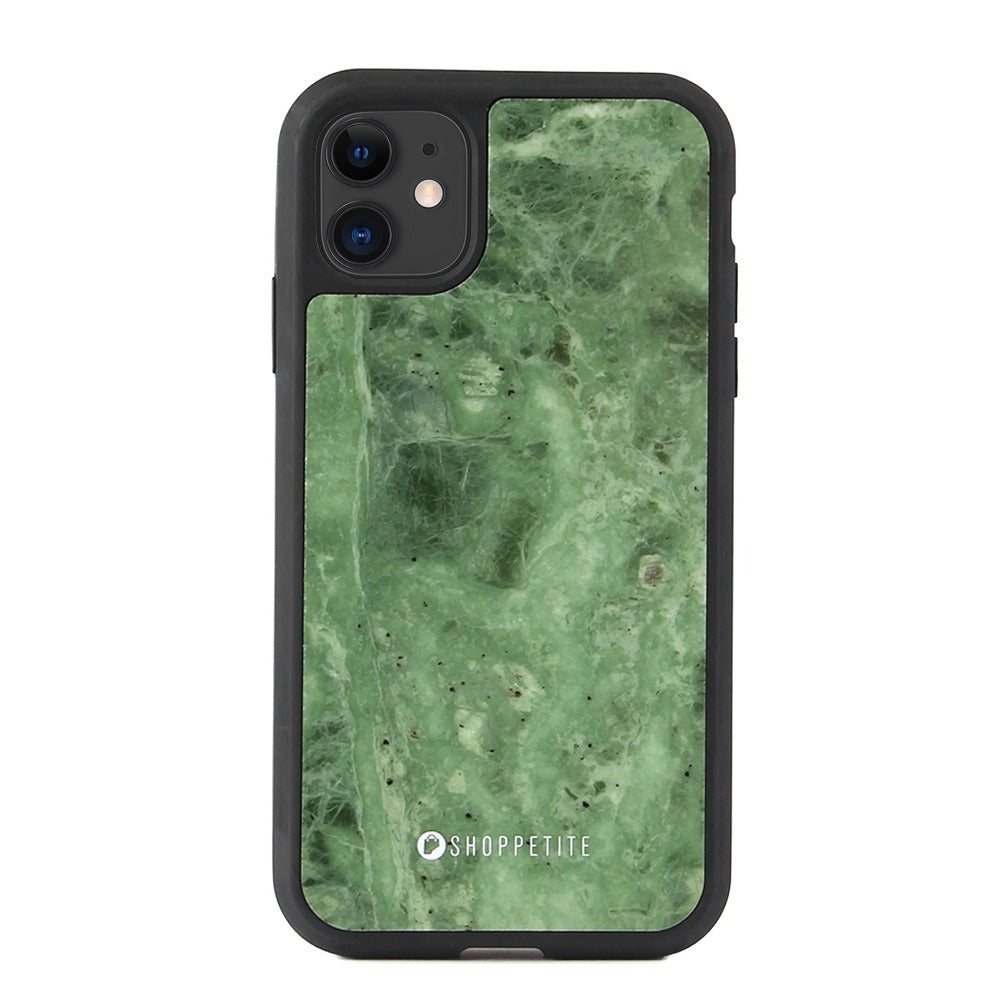 Real Emerald Marble Case for iPhone