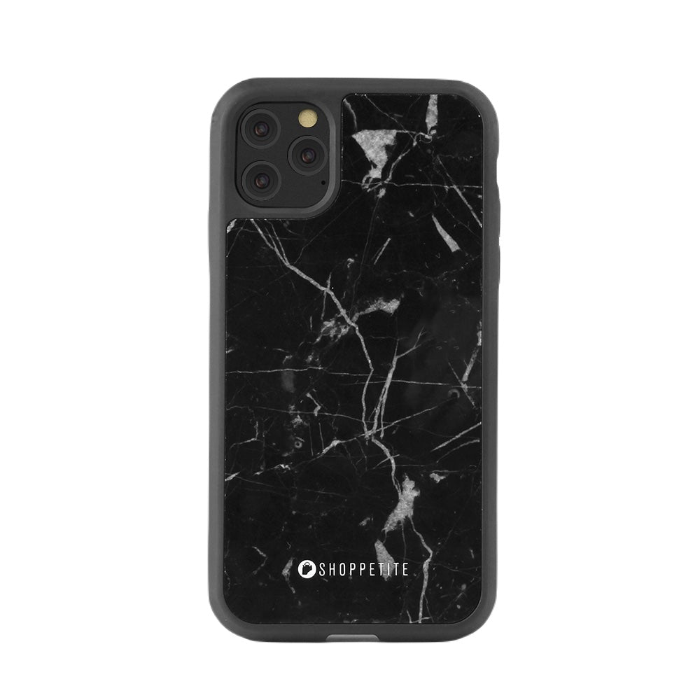 Real Ebony Marble Case for iPhone