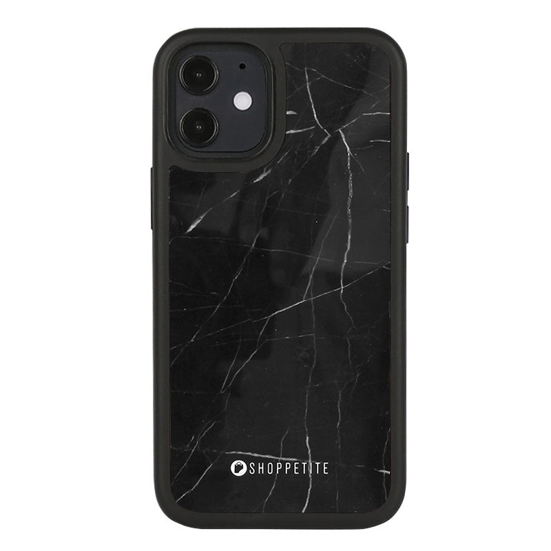 Real Ebony Marble Case for iPhone