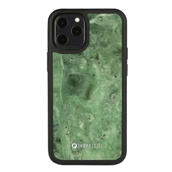 Real Emerald Marble Case for iPhone