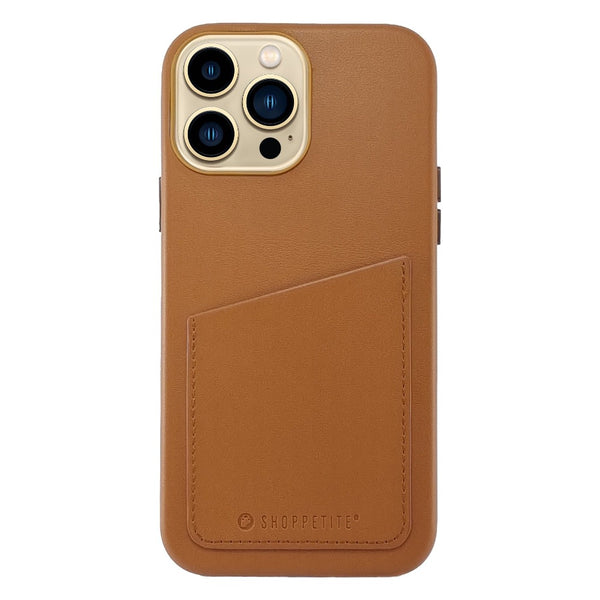 Brown PU Leather Wallet Case For iPhone 13 Series