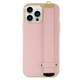 Pink Leather Case with Holder & Stand For iPhone 13 Series