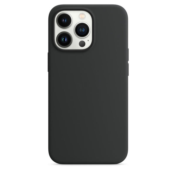 Charcoal Black Silicon Phone Case for iPhone 13 Series