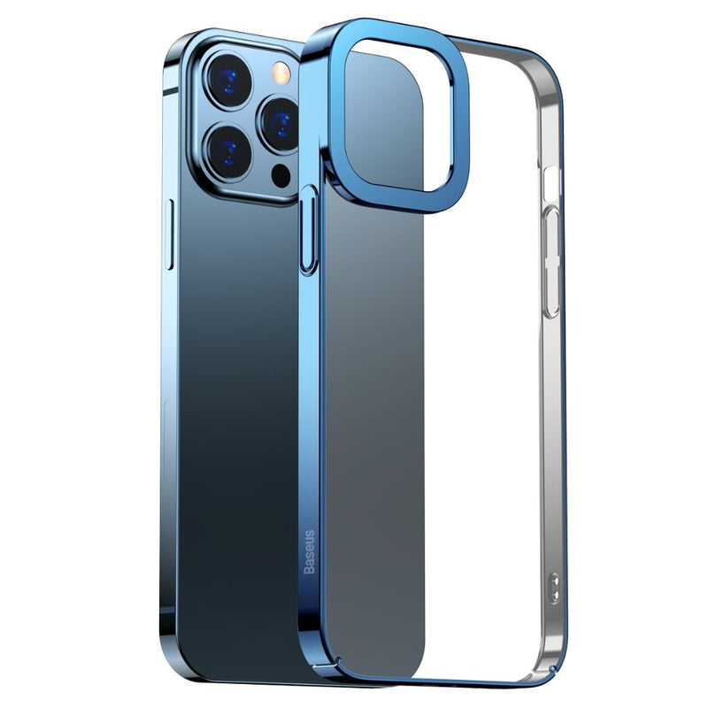 Electroplated Glitter Chrome Blue Phone Case For iPhone 13 Series