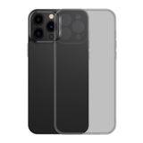 Black Frosted Glass Phone Case For iPhone 13 Series