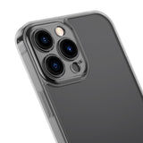 Black Frosted Glass Phone Case For iPhone 13 Series