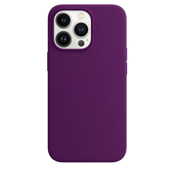 Purple Silicon Phone Case For iPhone 13 Series