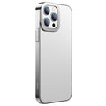 Electroplated  Glitter Silver Phone Case for iPhone 13 Series