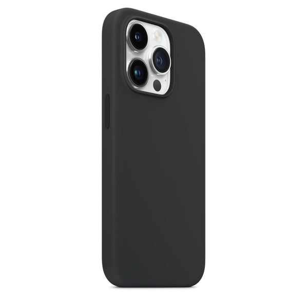 Charcoal Black Silicon Phone Case for iPhone 14 Series