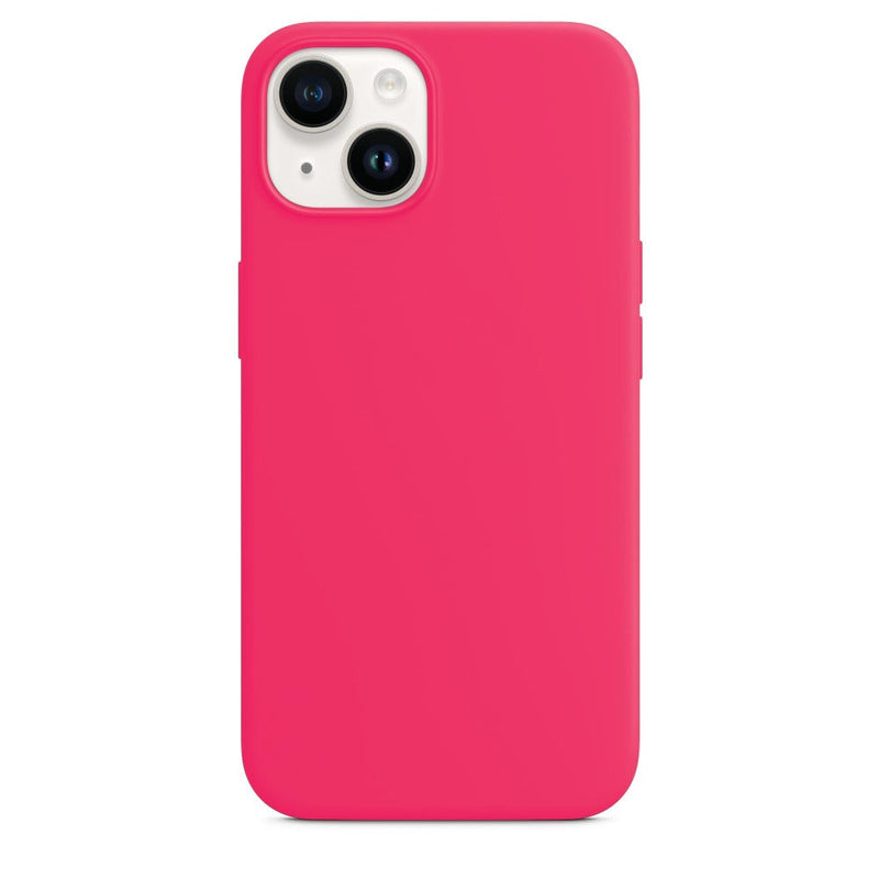 Bubble Gum Pink Silicon Phone Case for iPhone 14 Series