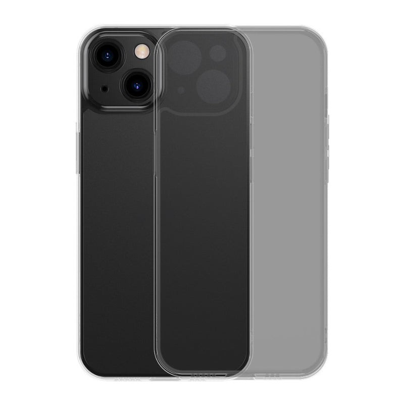 Black Frosted Glass Phone Case For iPhone 13 Series