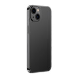 Black Frosted Glass Phone Case For iPhone 13 Series