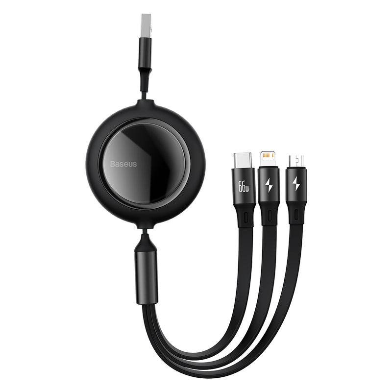 Baseus One-for-three Retractable Data Cable